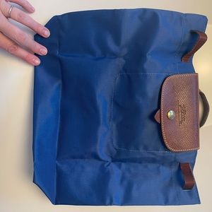 Blue Longchamp Backpack